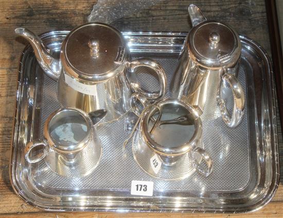 Hotel plated tea set